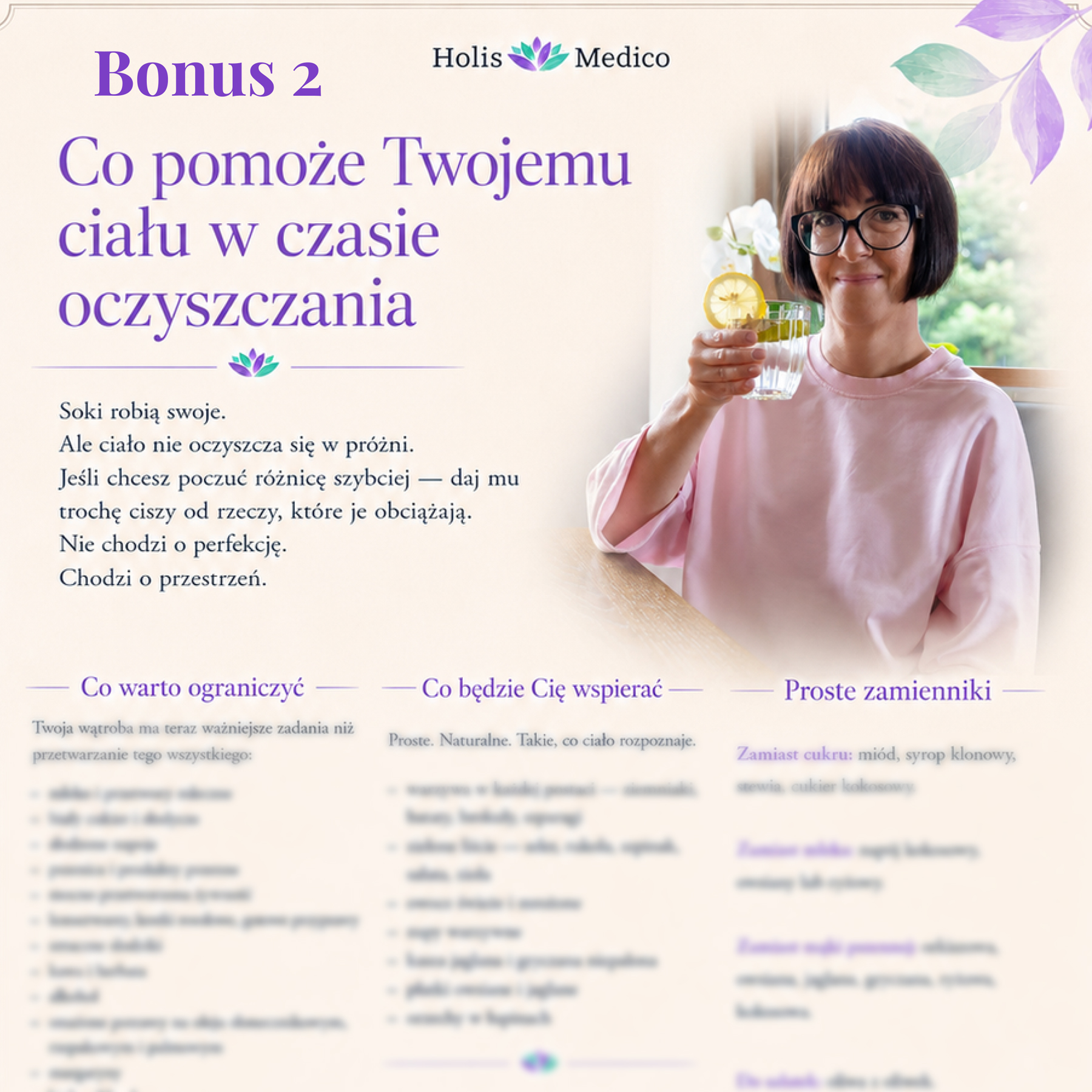 Miniatura bonusu Co pomoże Twojemu ciału w czasie oczyszczania